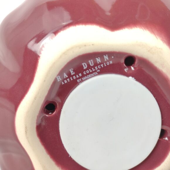 NWT RAE DUNN Thankful Gourd Shaped 8.5" Ceramic Bird House, Purple Gold - Picture 6 of 6